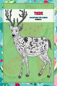 Malbücher für Kinder - Mandala - Tiere