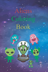 Aliens Coloring Book