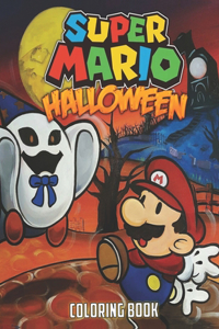 Super Mario Halloween Coloring Book