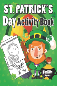 St Patrick's Day Activity Book For Kids Ages 4-8