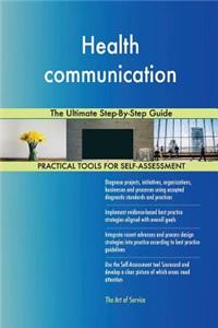 Health communication The Ultimate Step-By-Step Guide