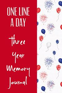 One Line A Day Three Year Memory Journal