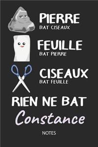 Rien ne bat Constance - Notes