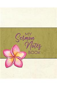 My Sermon Notes Book