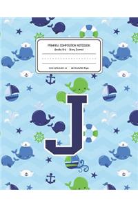 Primary Composition Notebook Grades K-2 Story Journal J