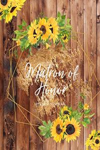 Matron of Honor Planner Notebook