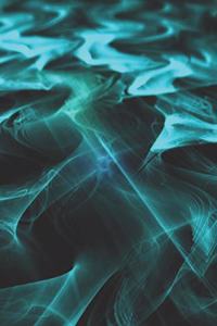 2019-2020 Academic Planner Weekly and Monthly Water Fractal