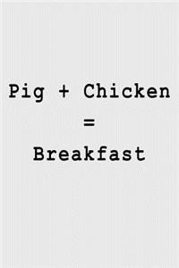 Pig + Chicken = Breakfast