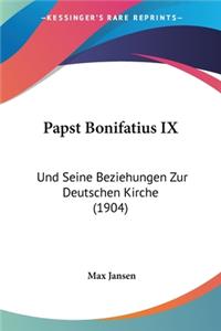 Papst Bonifatius IX