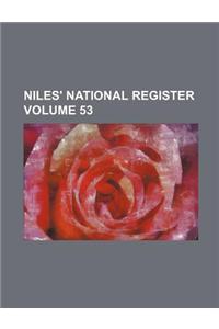 Niles' National Register Volume 53