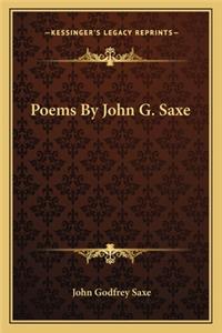 Poems By John G. Saxe