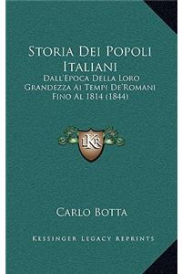 Storia Dei Popoli Italiani