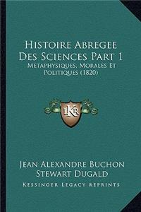 Histoire Abregee Des Sciences Part 1