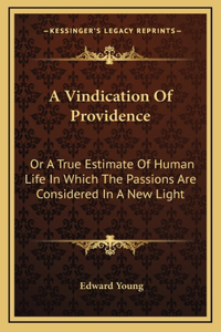 A Vindication Of Providence