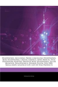 Articles on Headphones, Including: Noise-Cancelling Headphones, Bose Headphones, Crystal Earpiece, Sony MDR-V6, Dual Headphone Adapter, Previous Bose