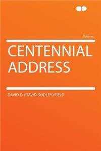 Centennial Address