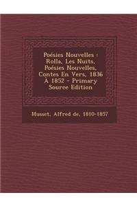 Poésies Nouvelles
