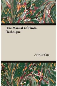 Manual of Photo-Technique