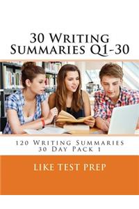 30 Writing Summaries Q1-30