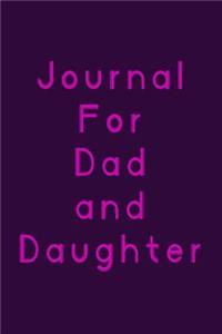 Journal For Dad And Daughter