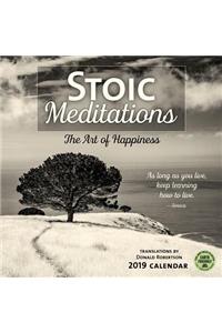 Stoic Meditations 2019 Wall Calendar: The Art of Happiness