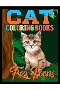 cat coloring books for Teens