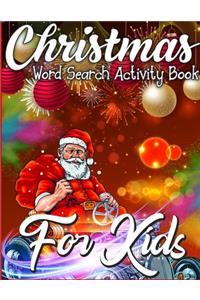 Christmas Word Search Activity Book for Kids