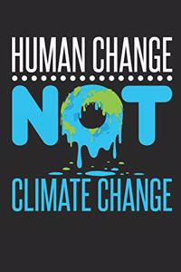 Human Change Not Climate Change