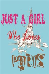 Paris Girl Travel Notebook Journal