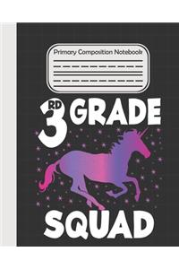 3rd Grade Squad - Primary Composition Notebook