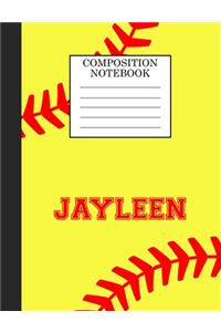 Jayleen Composition Notebook