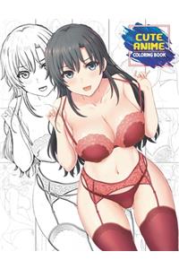 Cute Anime Coloring Book