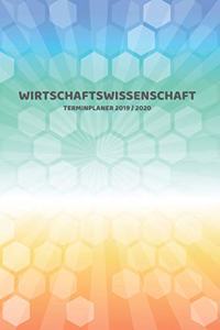 Wirtschaftswissenschaft Terminplaner 2019 2020