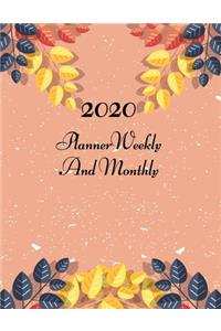 2020 Planner Weekly And Monthly