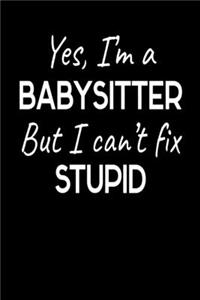 Yes I´m A Babysitter