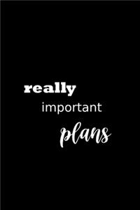 2020 Weekly Planner Funny Humorous Really Important Plans 134 Pages