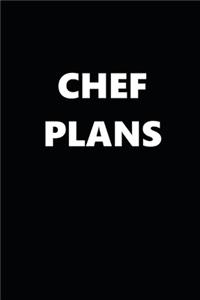 2020 Weekly Planner Chef Plans 134 Pages