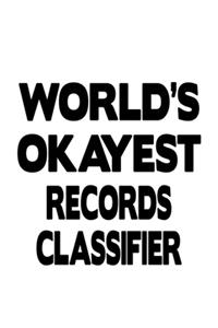 World's Okayest Records Classifier