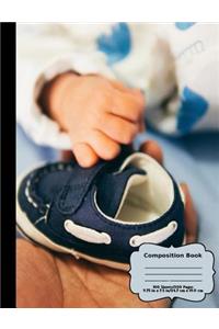Baby Shoe Composition Notebook