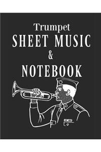 Trumpet Sheet Music & Notebook