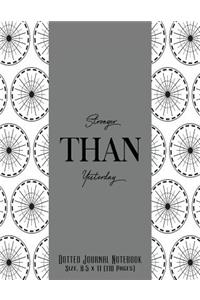 Dotted Notebook Journal / 8.5 x 11 / 110 Pages