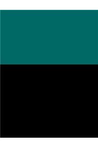 Blue Green and Black Composition Notebook