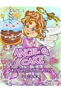 Angel & Cake Coloring Book