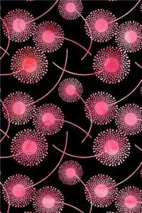 Journal Notebook Watercolor Dandelions Pattern 7