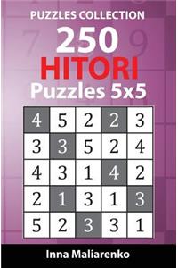 250 Hitori Puzzles 5x5