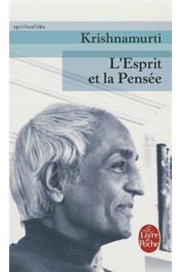 L Esprit Et La Pensee