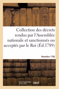 Collection Générale Des Décrets Rendus Par l'Assemblée Nationale