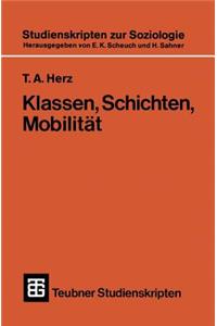 Klassen, Schichten, Mobilität