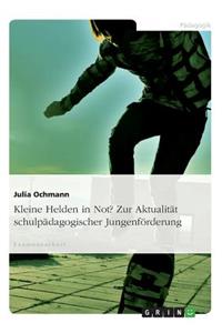 Kleine Helden in Not? Zur Aktualität schulpädagogischer Jungenförderung