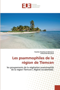 Les psammophiles de la région de Tlemcen